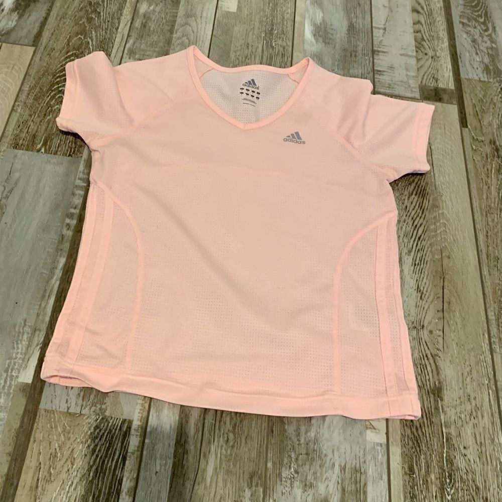 Adidas light pink size small shirt